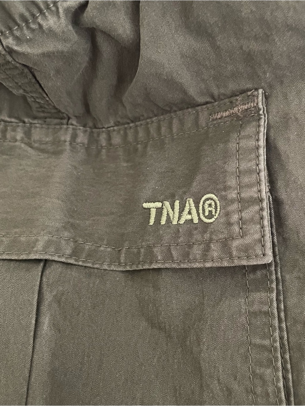 TNA Olive Drawstring Cargo Shorts - Picture 3 of 6